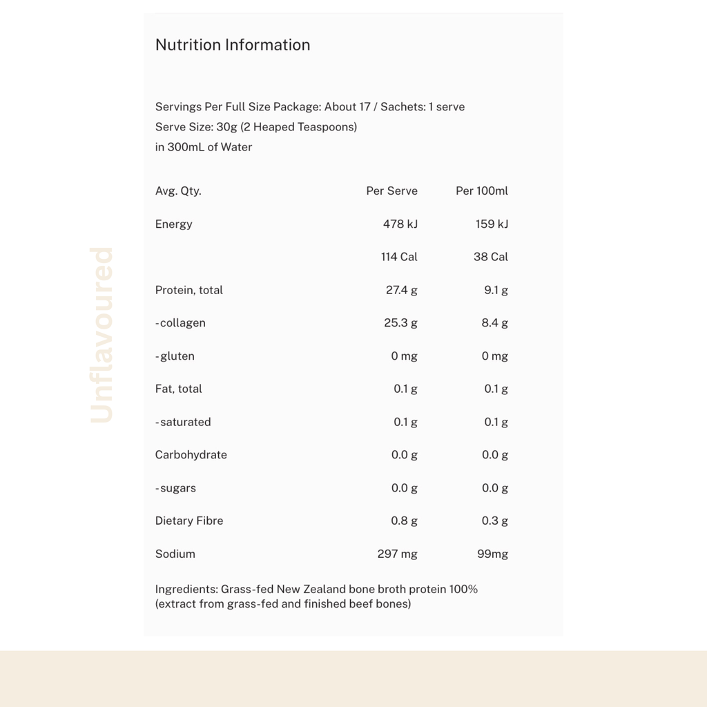 Mitchells Unflavoured Bone Broth Protein